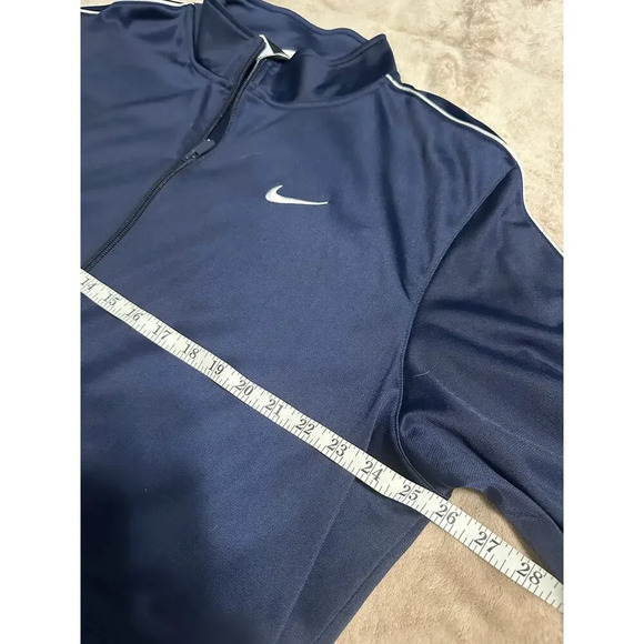 Nike Full Zip Jacket Size XL Swoosh Blue Athletic Athleisure Hiking Activewear - Picture 5 of 5